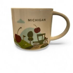 Starbucks Retired "You Are Here" Michigan Collectible Ceramic Coffee Mug